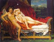 Jacques-Louis  David Cupid and Psyche1 oil painting